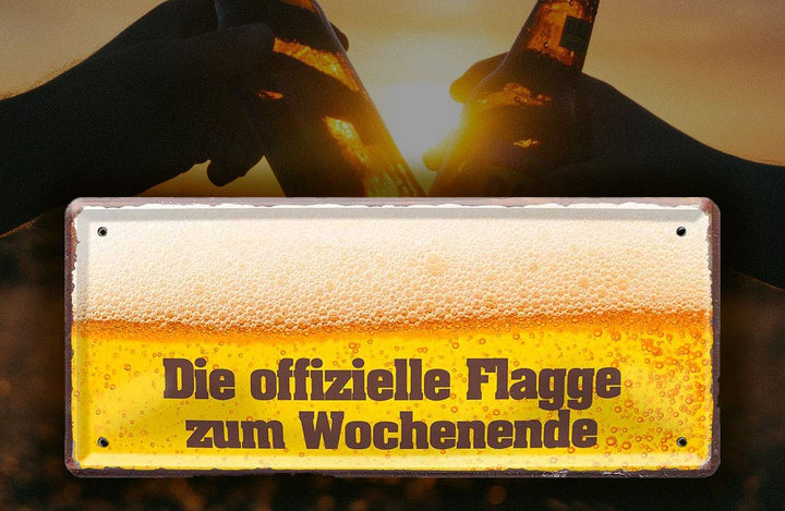 flagge_28x12cm_blechschild_flasche