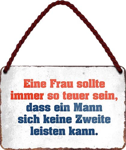 frau_blechschild_18x12cm