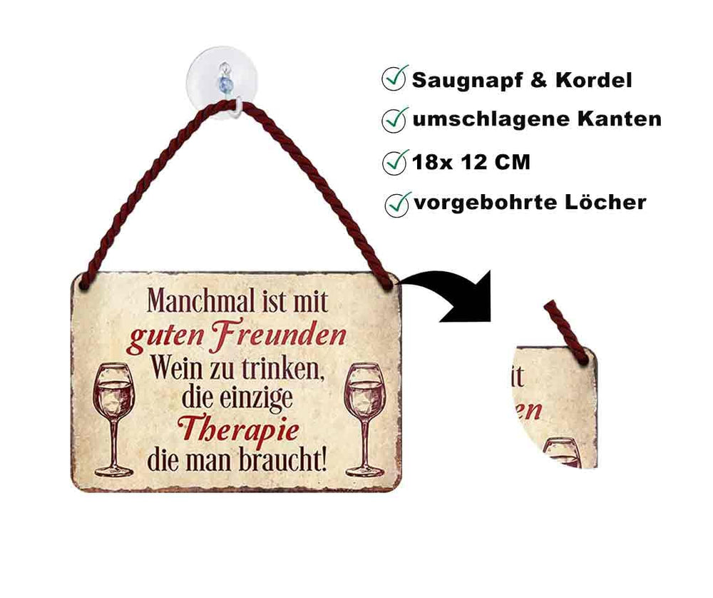 freunden_blechschild_18x12cm_beschreibung