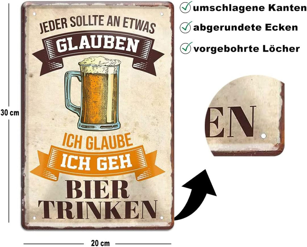 glaube_blechschild_20x30cm_beschreibung