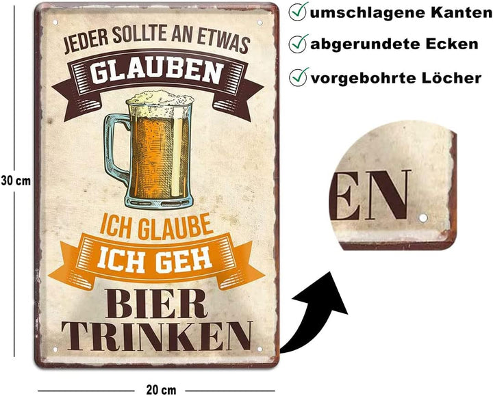 glaube_blechschild_20x30cm_beschreibung