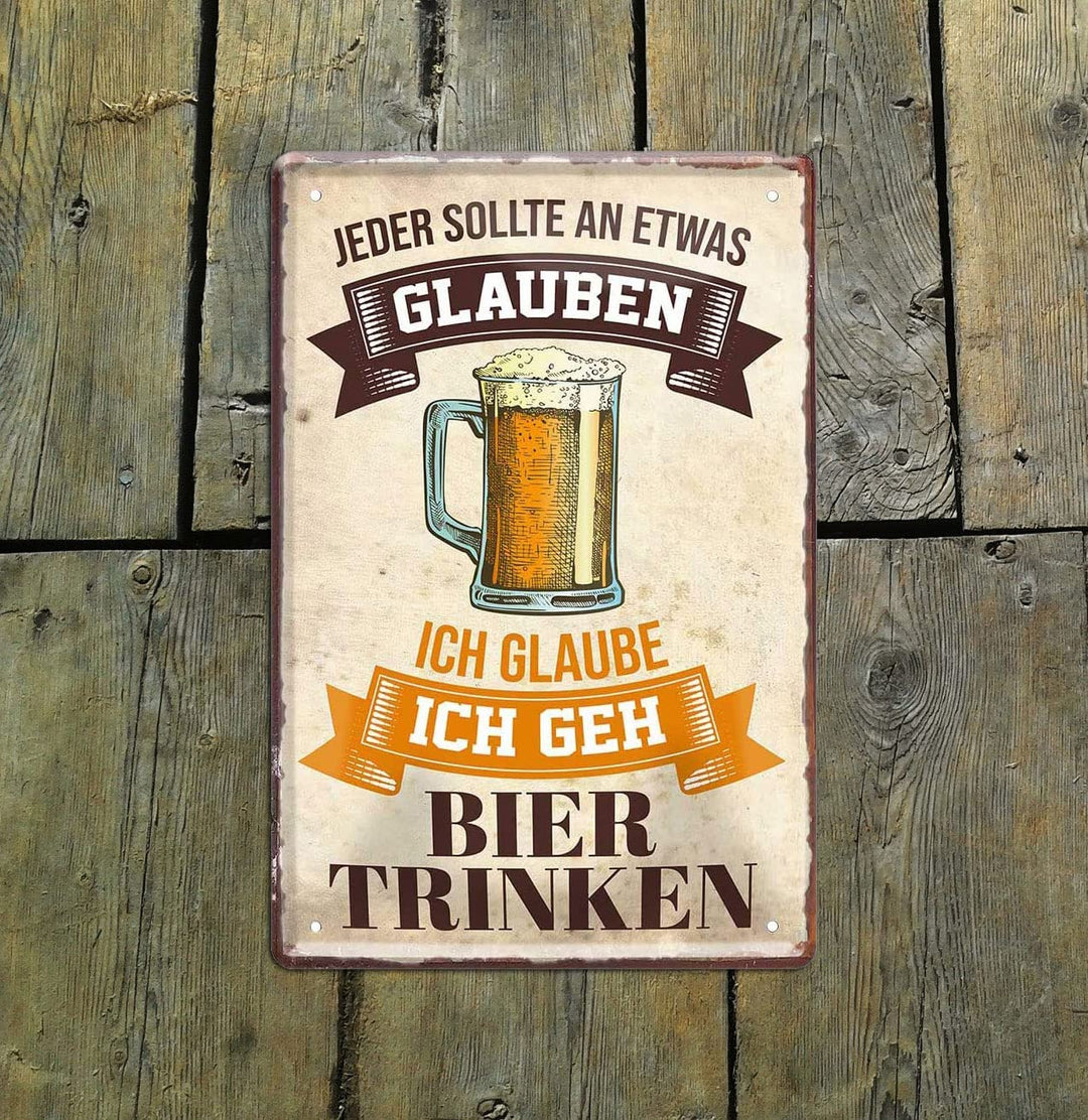 glaube_blechschild_20x30cm_holz