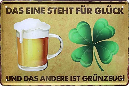 glueck_20x30cm_blechschild