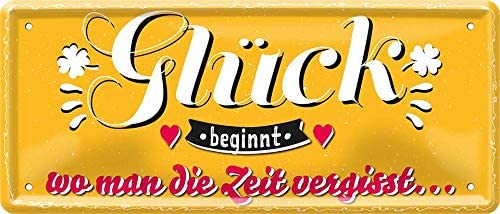 glueck_blechschild_28x12cm