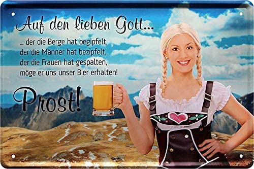 gott_20x30cm_blechschild