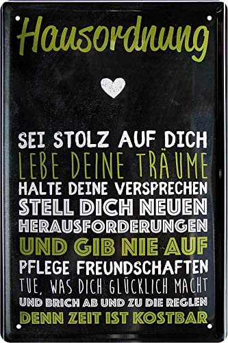 hausordnung_blechschild_20x30cm