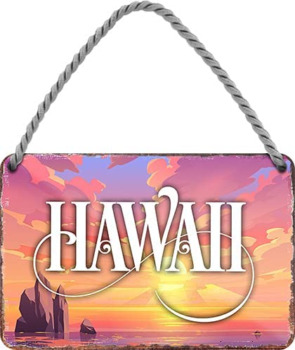 hawaii_blechschild_18x12cm