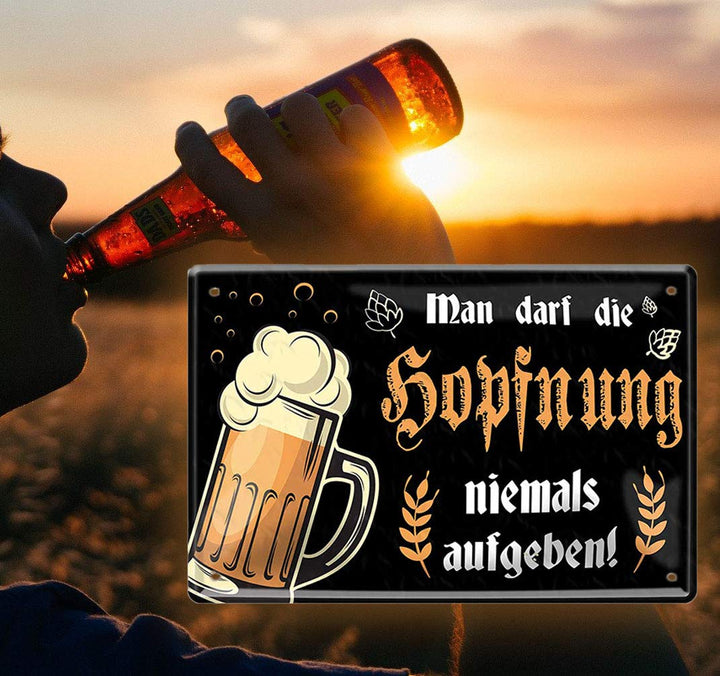 hopfnung_blecschild_20x30cm_flaschee
