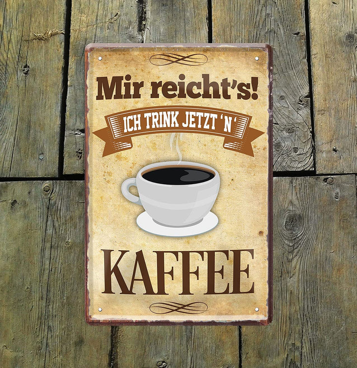 kaffee_blechschild_20x30cm_holz