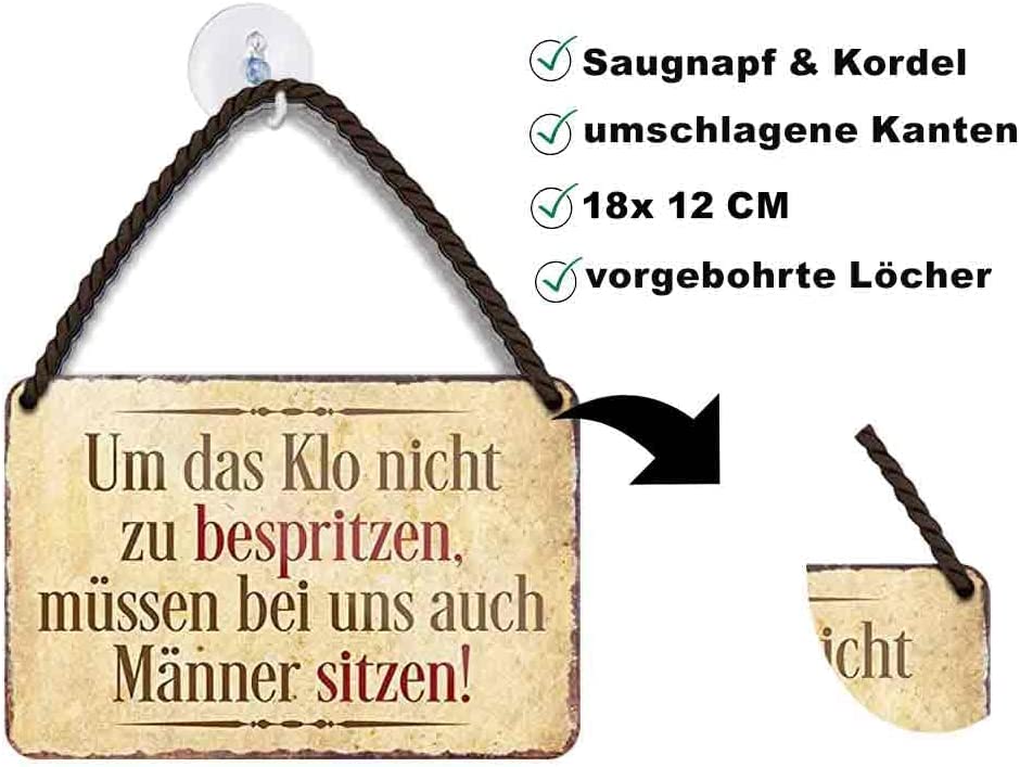 klo_blechschild_18x12cm_beschreibung