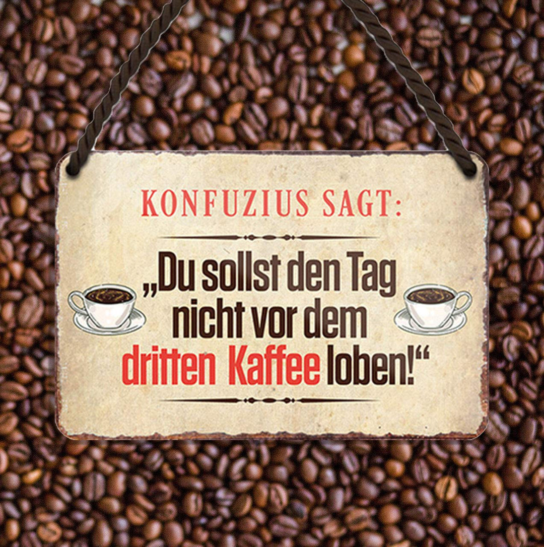 konfuzius_18x12cm_blechschild_kaffebohne