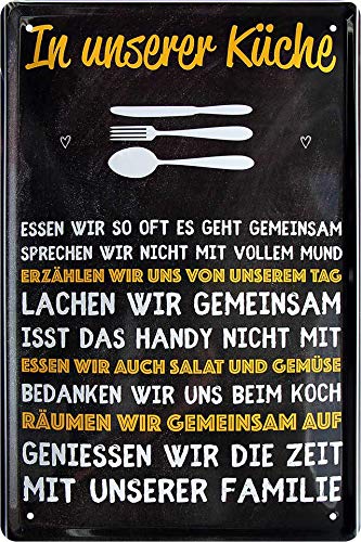 kueche_20x30cm_blechschild