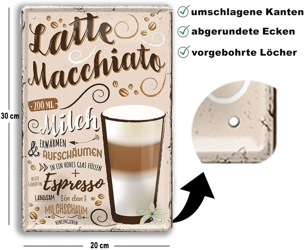 latte_blechschild_20x30cm_beschreibung