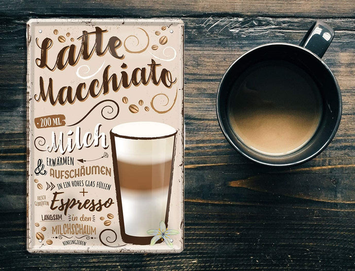 latte_blechschild_20x30cm_kaffee