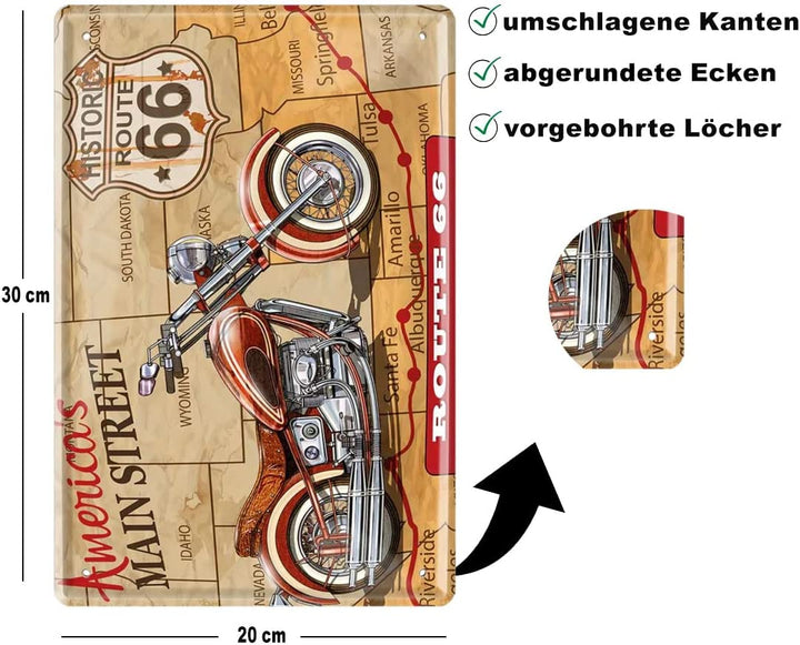 motorrad_20x30cm_blechschild_BESCHREIBUNG