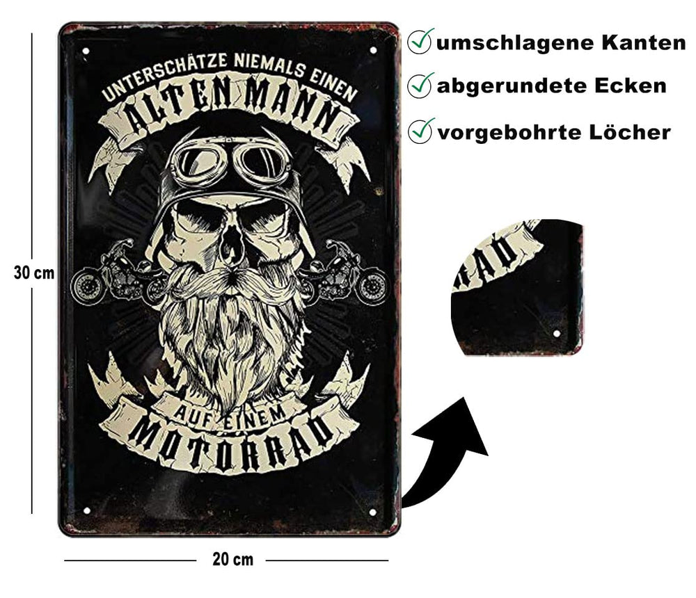 motorrad_20x30cm_blechschild_beschriebung