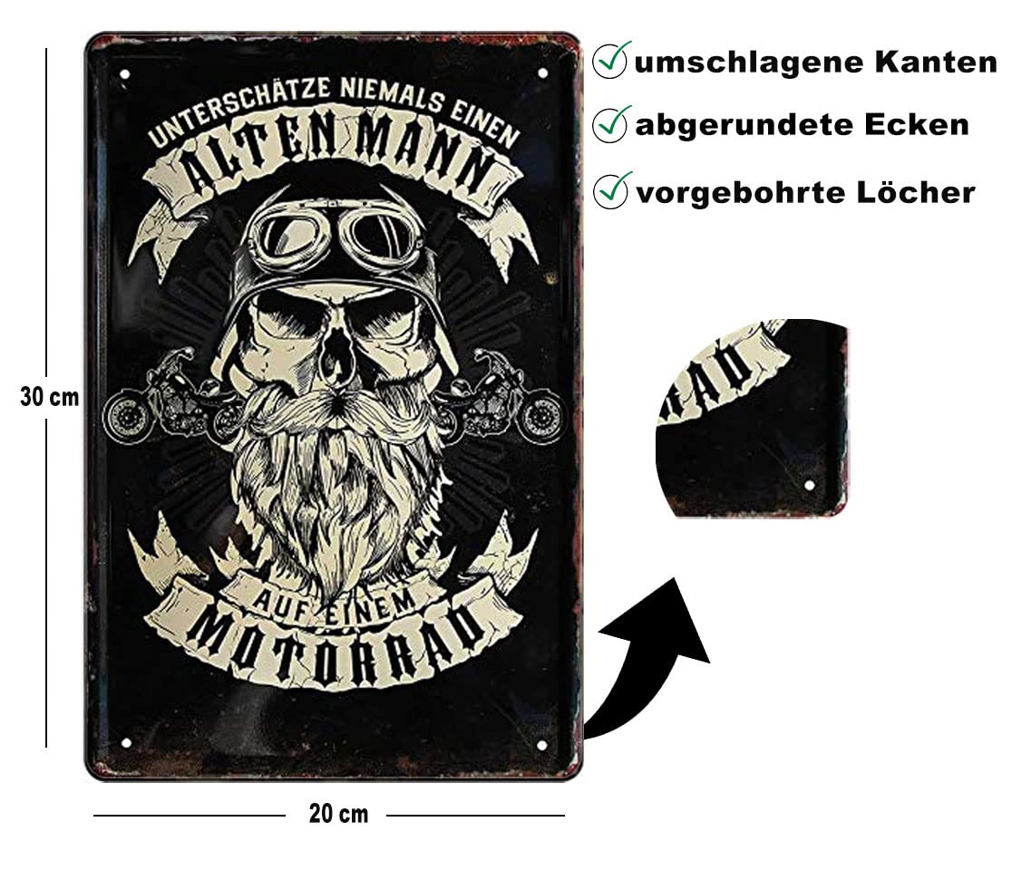 motorrad_20x30cm_blechschild_beschriebung
