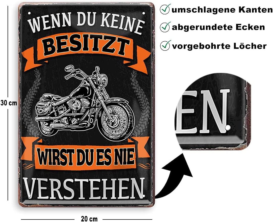    motorrad_blechschild_20x30cm_beschreibung