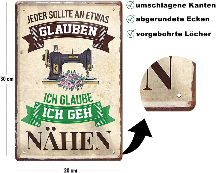 naehen_blechschild_20x30cm_beschreibung