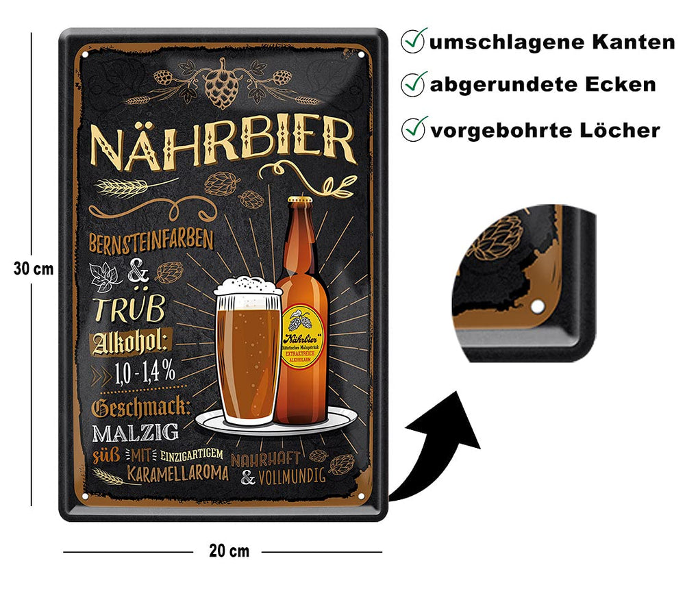naehrbier_20x30cm_blechschild_beschreibung