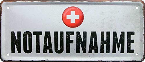 notaufnahme_blechschild_28x12cm