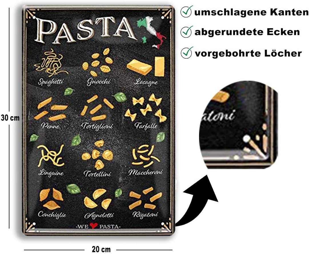 pasta_blechschild_20x30cm_beschreibung