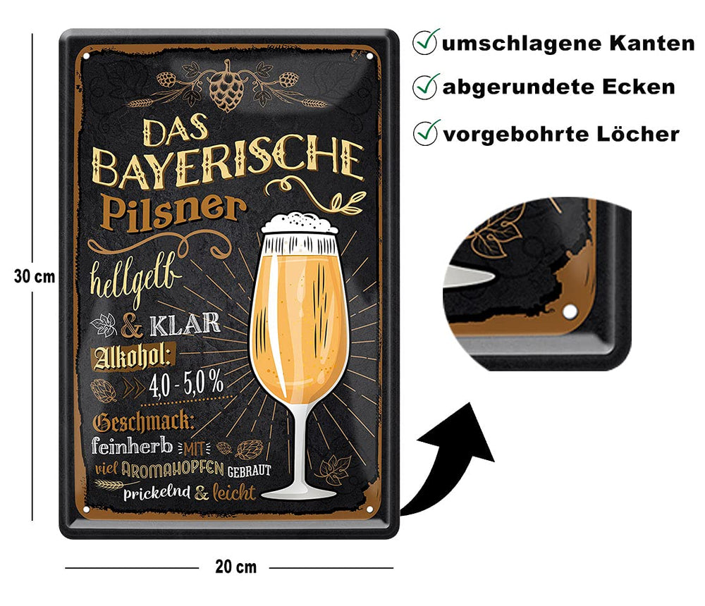 pilsner_blechschild_20x30cm_beschreibung