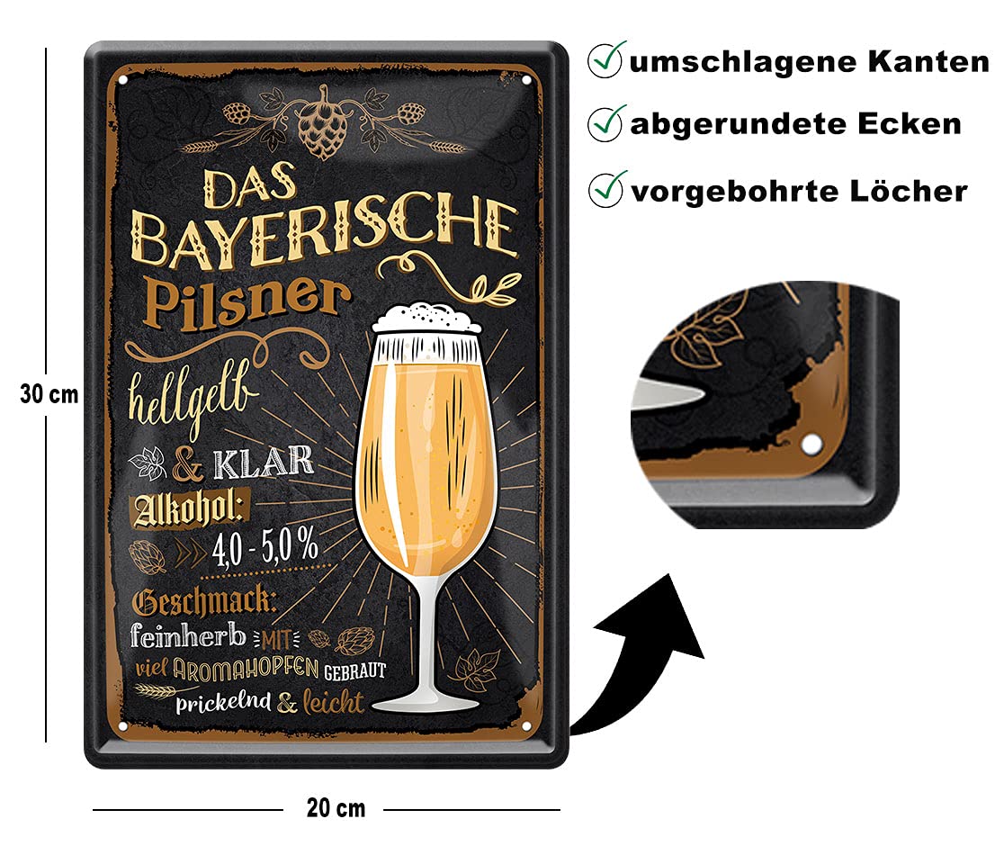 pilsner_blechschild_20x30cm_beschreibung