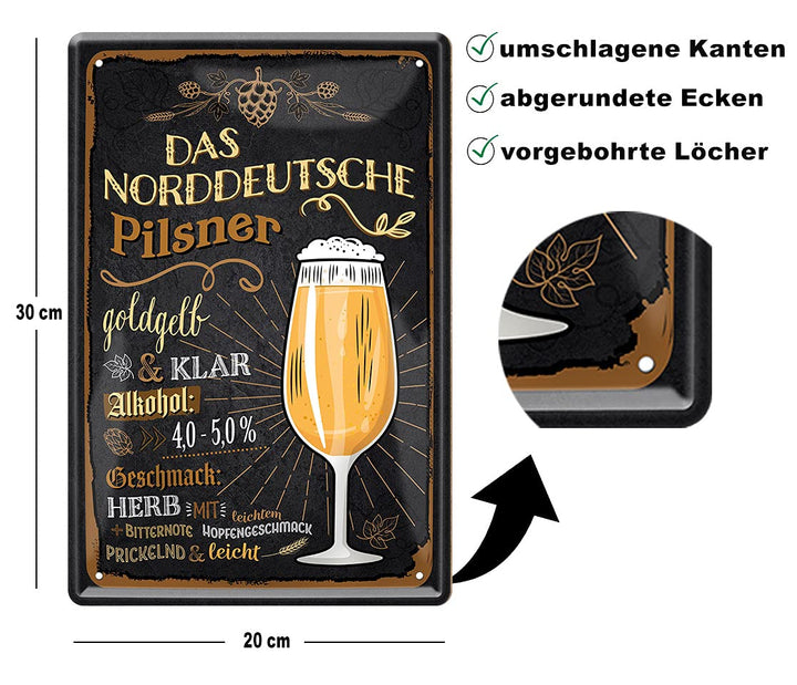 pilsner_blechschild_20x30cm_beschreibung