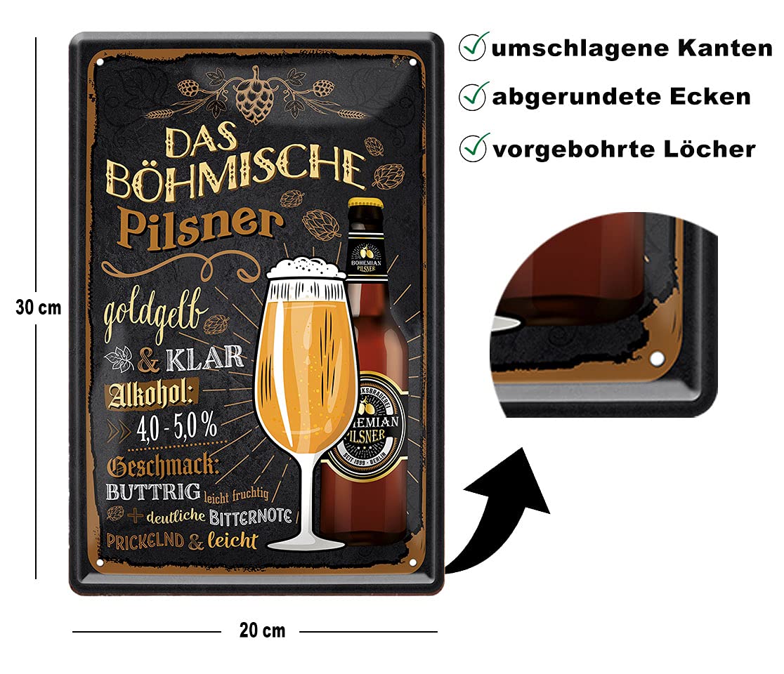 pilsner_blechschild_20x30cm_beschreibung