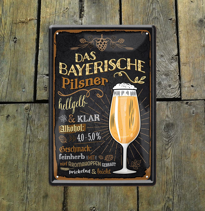 pilsner_blechschild_20x30cm_holz