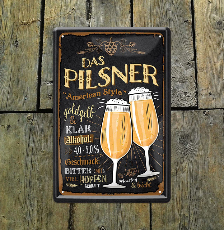 pilsner_blechschild_20x30cm_holz