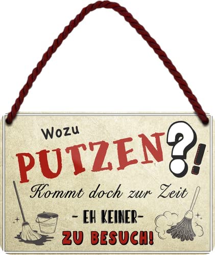 putzen_blechschild_18x12cm