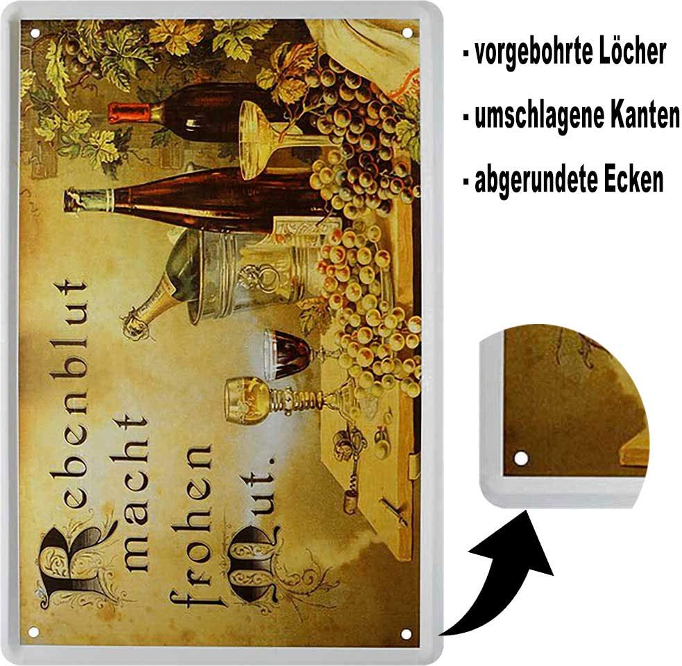 reben_blechschild_20x30cm_beschreibung