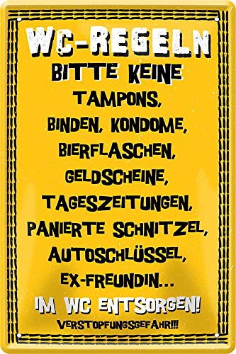 regeln_20x30cm_blechschild