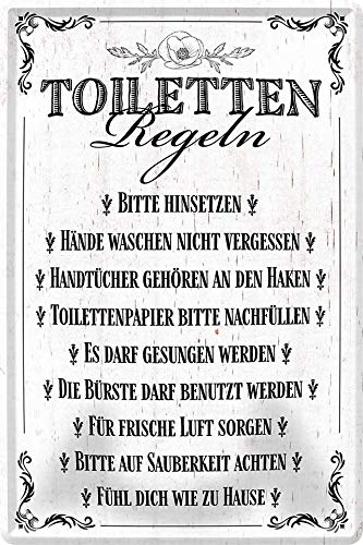 regeln_blecschild_20x30cm