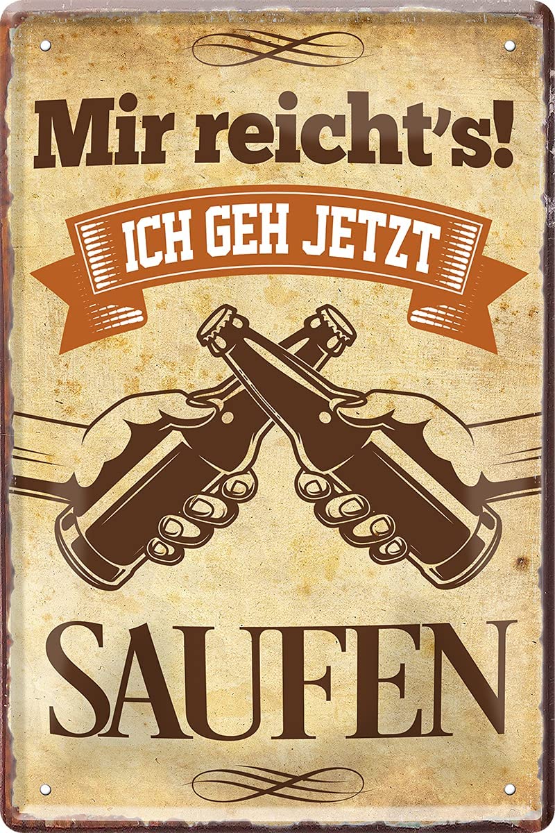 saufen_blechschild_20x30cm