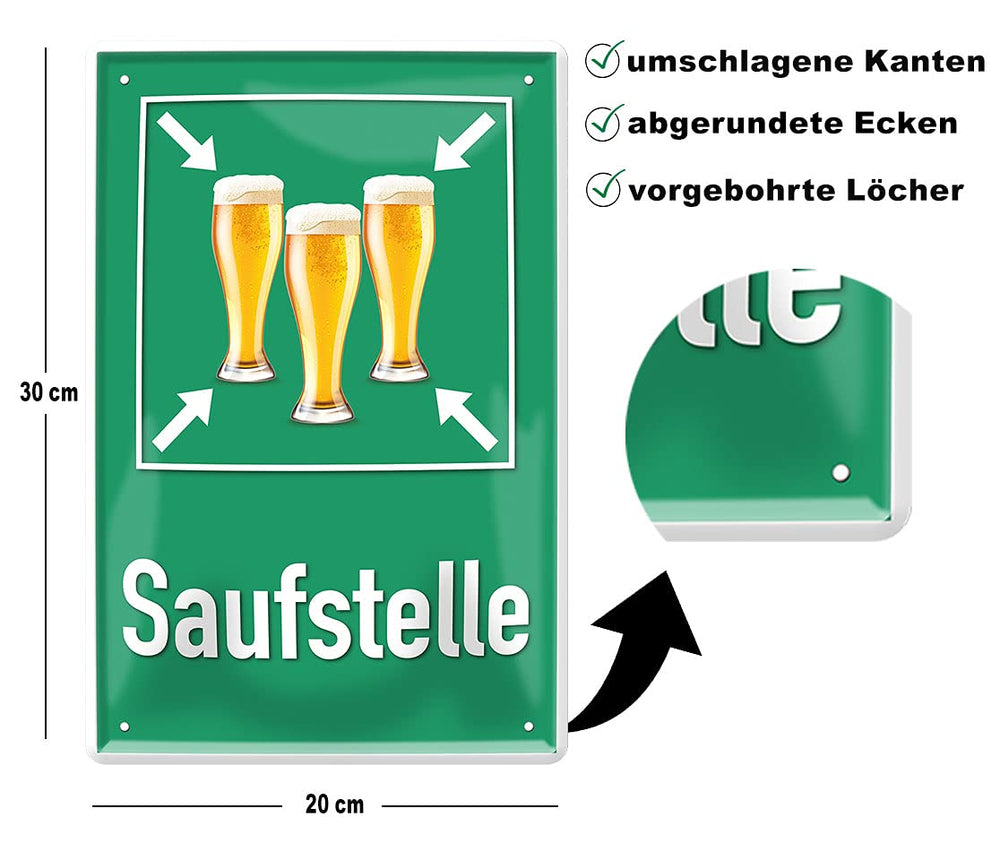 saufstelle_blechschild_20x30cm_beschreibu