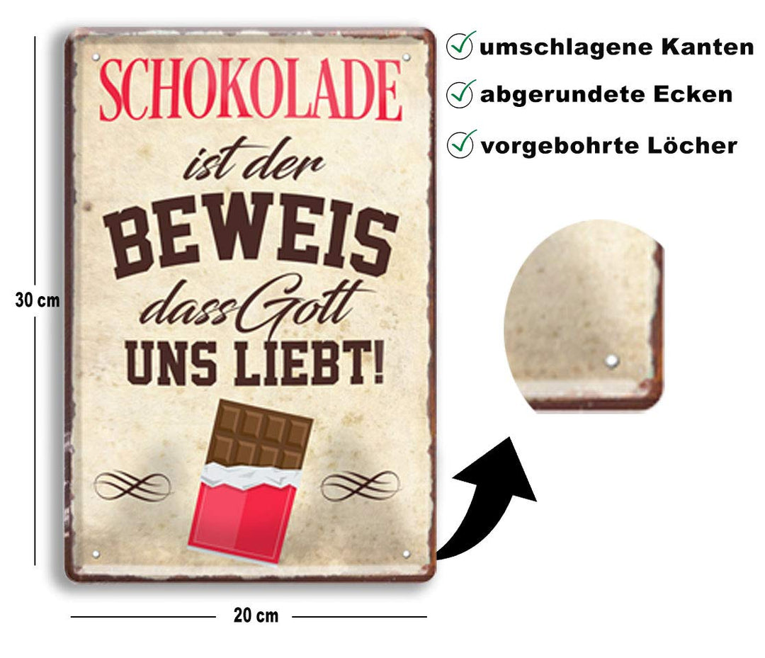 schokolade_20x30cm_blechschild_beschreibung