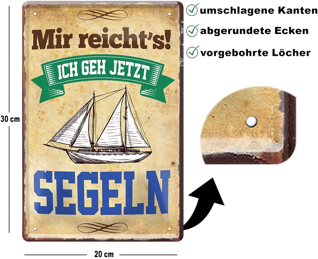 segeln_20x30cm_blechschild_beschreibung