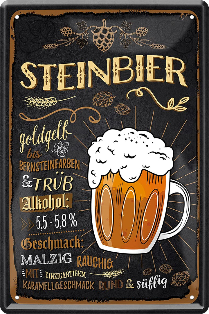 steinbier_20x30cm_blechschild