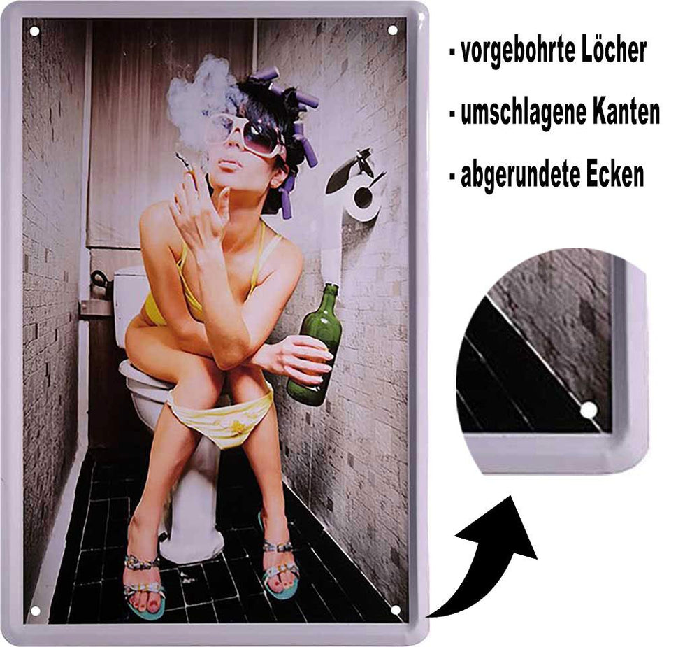 toilette_20x30cm_blechschild_beschreibung