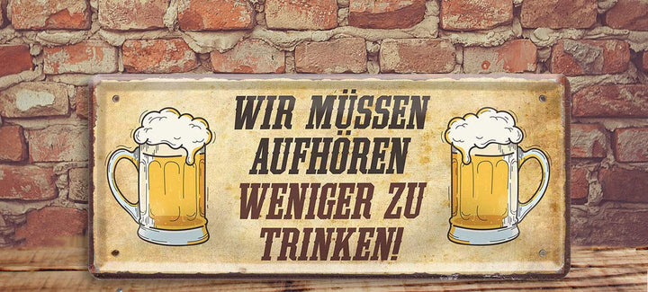 trinken_28x12cm_blechschild_wand