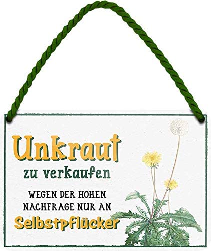 unkraut_blechschild_18x12cm