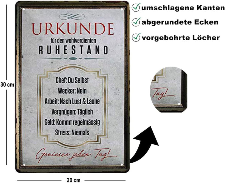 urunde_blechschild_20x30cm_beschreibung