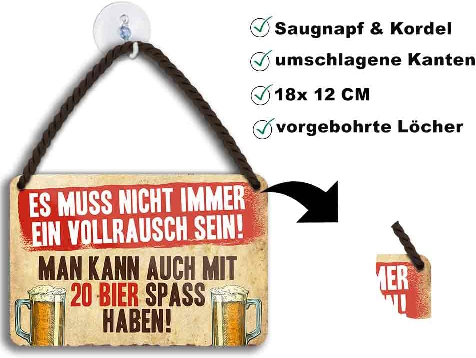 vollrausch_blechschild_18x12cm_beschreibun