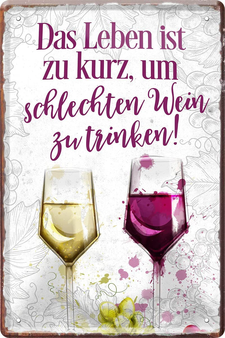 wein_20x30cm_blechschild