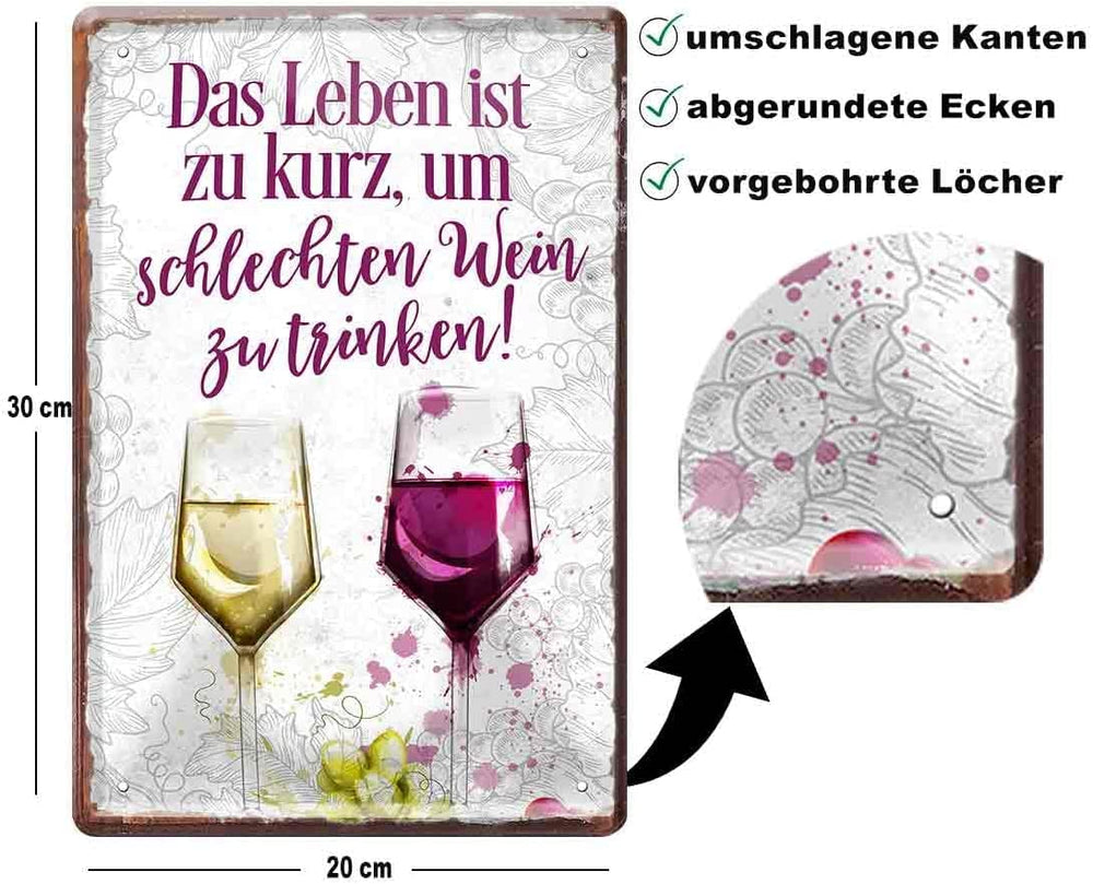 wein_20x30cm_blechschild_beschreibung