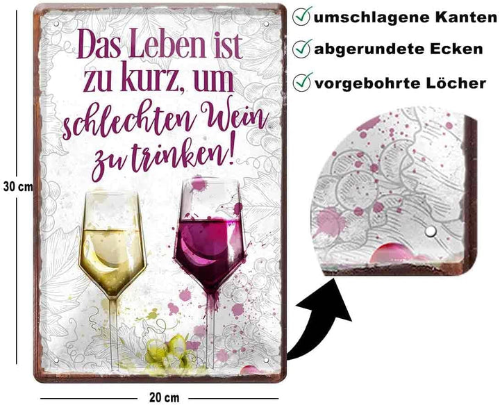 wein_20x30cm_blechschild_beschreibung