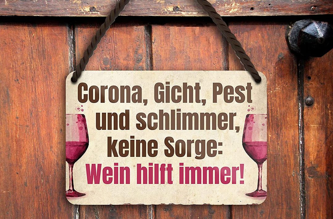 wein_corona_18x12cm_blechschild